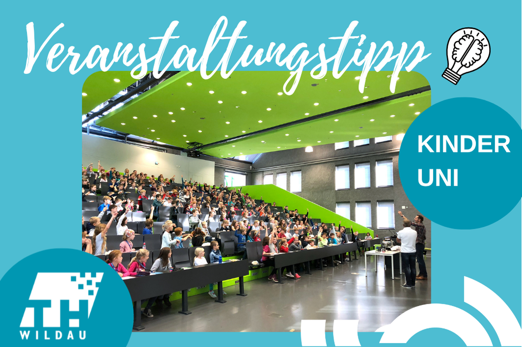 Voller Hörsaal bei der Kinderuni der TH Wildau, Foto: Fabian Kießlich